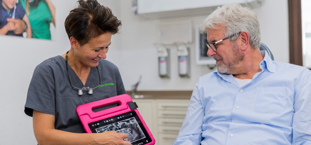 Zahnarztpraxis Laubach moderne Beratung und digitale Diagnostik in der Zahnfamilie Laubach unter Leitung von Dr. Stefanie zu Ysenburg für Patientinnen und Patienten aus Laubach Grünberg Schotten und dem Landkreis Gießen